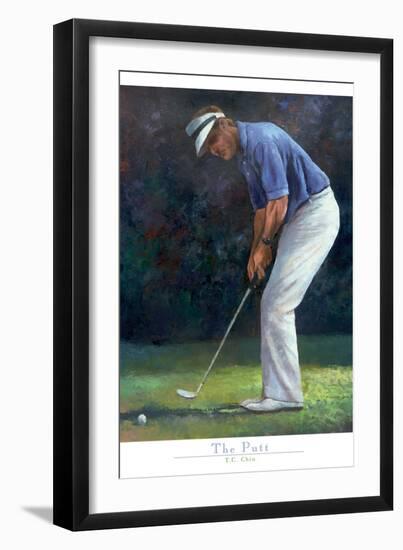 The Putt-Unknown Unknown-Framed Art Print