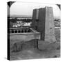 The Pylon and Court of the Temple of Horus at Edfu, Egypt, 1900-Underwood & Underwood-Stretched Canvas