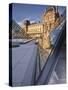 The Pyramid at the Louvre Museum, Paris, France, Europe-Julian Elliott-Stretched Canvas