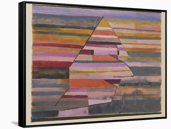 The Pyramid Clown-Paul Klee-Framed Stretched Canvas