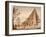 The Pyramid of C.Cestius, 1833-Agostino Tofanelli-Framed Giclee Print