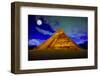 The Pyramid of Kukulcan at Chichen Itza at Full Moon-Patryk Kosmider-Framed Photographic Print