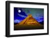 The Pyramid of Kukulcan at Chichen Itza at Full Moon-Patryk Kosmider-Framed Photographic Print