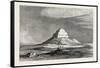The Pyramid of Meydoom. Egypt, 1879-null-Framed Stretched Canvas