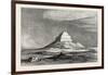 The Pyramid of Meydoom. Egypt, 1879-null-Framed Giclee Print