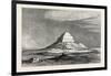 The Pyramid of Meydoom. Egypt, 1879-null-Framed Giclee Print