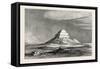 The Pyramid of Meydoom. Egypt, 1879-null-Framed Stretched Canvas