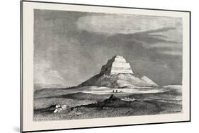 The Pyramid of Meydoom. Egypt, 1879-null-Mounted Giclee Print