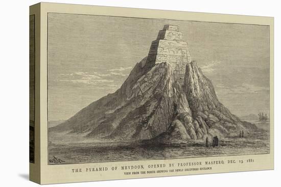 The Pyramid of Meydoon, Opened by Professor Maspero, 13 December 1881-William Henry James Boot-Stretched Canvas