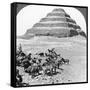 The Pyramid of Sakkarah, Egypt, 1905-Underwood & Underwood-Framed Stretched Canvas