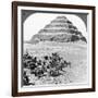 The Pyramid of Sakkarah, Egypt, 1905-Underwood & Underwood-Framed Photographic Print