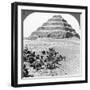 The Pyramid of Sakkarah, Egypt, 1905-Underwood & Underwood-Framed Photographic Print