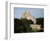 The Pyramid of the Magician, Uxmal, UNESCO World Heritage Site, Yucatan, Mexico, North America-Balan Madhavan-Framed Photographic Print