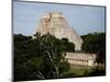 The Pyramid of the Magician, Uxmal, UNESCO World Heritage Site, Yucatan, Mexico, North America-Balan Madhavan-Mounted Photographic Print