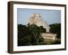 The Pyramid of the Magician, Uxmal, UNESCO World Heritage Site, Yucatan, Mexico, North America-Balan Madhavan-Framed Photographic Print