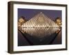 The Pyramide Du Louvre, Paris, France-William Sutton-Framed Premium Photographic Print