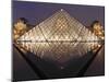 The Pyramide Du Louvre, Paris, France-William Sutton-Mounted Photographic Print