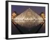 The Pyramide Du Louvre, Paris, France-William Sutton-Framed Photographic Print