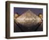 The Pyramide Du Louvre, Paris, France-William Sutton-Framed Photographic Print