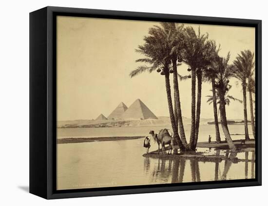 The Pyramids, 1860-69-G. Lekegian-Framed Stretched Canvas