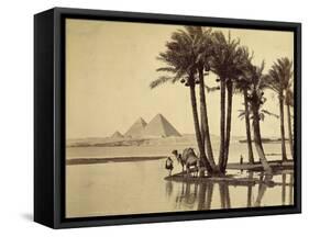 The Pyramids, 1860-69-G. Lekegian-Framed Stretched Canvas