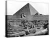 The Pyramids and Sphinx, Egypt, 1893-John L Stoddard-Stretched Canvas