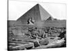 The Pyramids and Sphinx, Egypt, 1893-John L Stoddard-Stretched Canvas