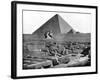 The Pyramids and Sphinx, Egypt, 1893-John L Stoddard-Framed Giclee Print