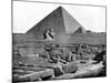 The Pyramids and Sphinx, Egypt, 1893-John L Stoddard-Mounted Giclee Print