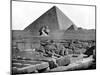 The Pyramids and Sphinx, Egypt, 1893-John L Stoddard-Mounted Giclee Print