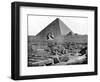 The Pyramids and Sphinx, Egypt, 1893-John L Stoddard-Framed Giclee Print