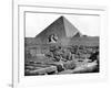 The Pyramids and Sphinx, Egypt, 1893-John L Stoddard-Framed Giclee Print