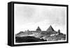 The Pyramids and Sphinx, Giza, Egypt, 19th Century-Lemaitre-Framed Stretched Canvas