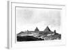 The Pyramids and Sphinx, Giza, Egypt, 19th Century-Lemaitre-Framed Giclee Print