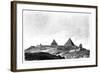 The Pyramids and Sphinx, Giza, Egypt, 19th Century-Lemaitre-Framed Giclee Print