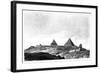 The Pyramids and Sphinx, Giza, Egypt, 19th Century-Lemaitre-Framed Giclee Print