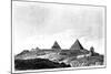 The Pyramids and Sphinx, Giza, Egypt, 19th Century-Lemaitre-Mounted Giclee Print