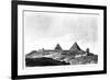 The Pyramids and Sphinx, Giza, Egypt, 19th Century-Lemaitre-Framed Giclee Print