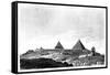 The Pyramids and Sphinx, Giza, Egypt, 19th Century-Lemaitre-Framed Stretched Canvas