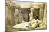 The Pyramids and Sphinx, Giza, Egypt, 19th Century-Jules Lemaitre-Mounted Giclee Print
