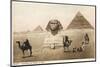 The Pyramids and the Sphinx at Giza, Cairo, Egypt-null-Mounted Photographic Print