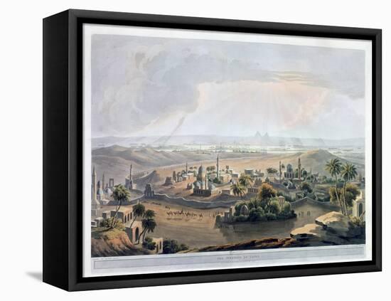 The Pyramids at Cairo, 1809-Rawle-Framed Stretched Canvas