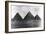 The Pyramids at Giza, Egypt, 1949-null-Framed Giclee Print