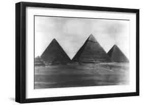 The Pyramids at Giza, Egypt, 1949-null-Framed Giclee Print