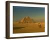 The Pyramids at Giza, Unesco World Heritage Site, Cairo, Egypt, North Africa, Africa-Gavin Hellier-Framed Photographic Print