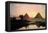 The Pyramids at Giza-Thomas Seddon-Framed Stretched Canvas