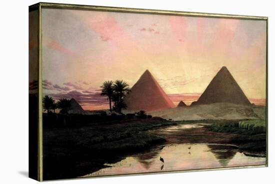 The Pyramids at Giza-Thomas Seddon-Stretched Canvas