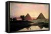 The Pyramids at Giza-Thomas Seddon-Framed Stretched Canvas