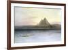 The Pyramids at Gizeh, 19th Century-Edward Lear-Framed Giclee Print