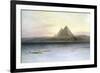 The Pyramids at Gizeh, 19th Century-Edward Lear-Framed Giclee Print